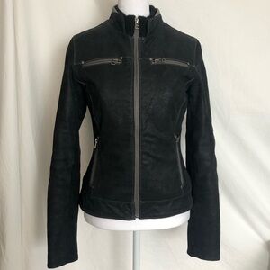 Danier Women's Black Leather Jacket